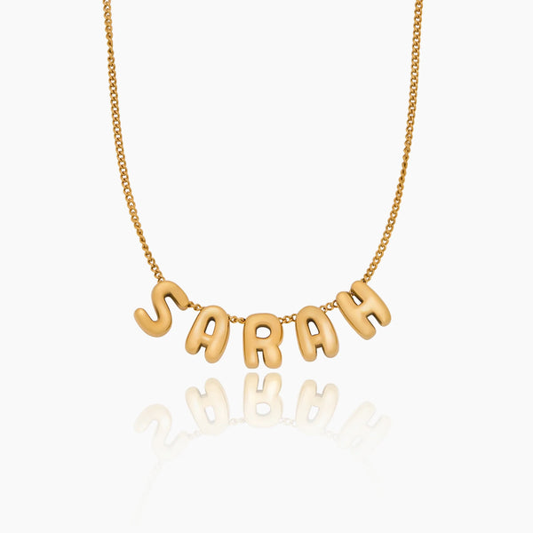 Bubble Custom Name Necklace