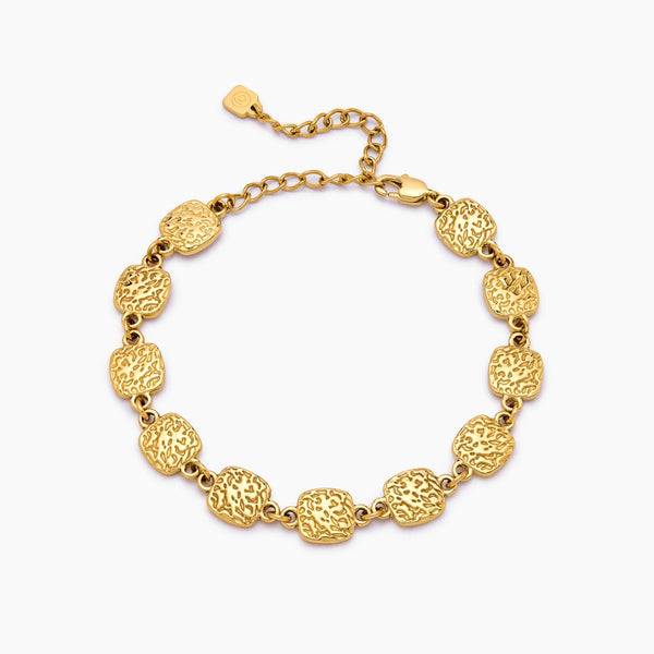 Crushed Disc Bracelet