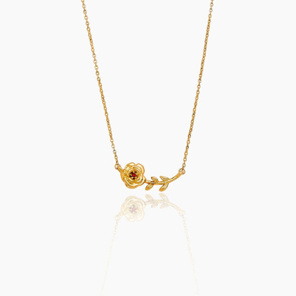 Dainty Birthflower Necklace