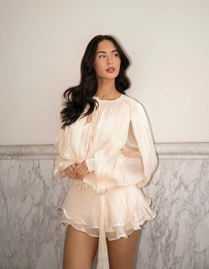 Lexi | Vestido corto con volantes