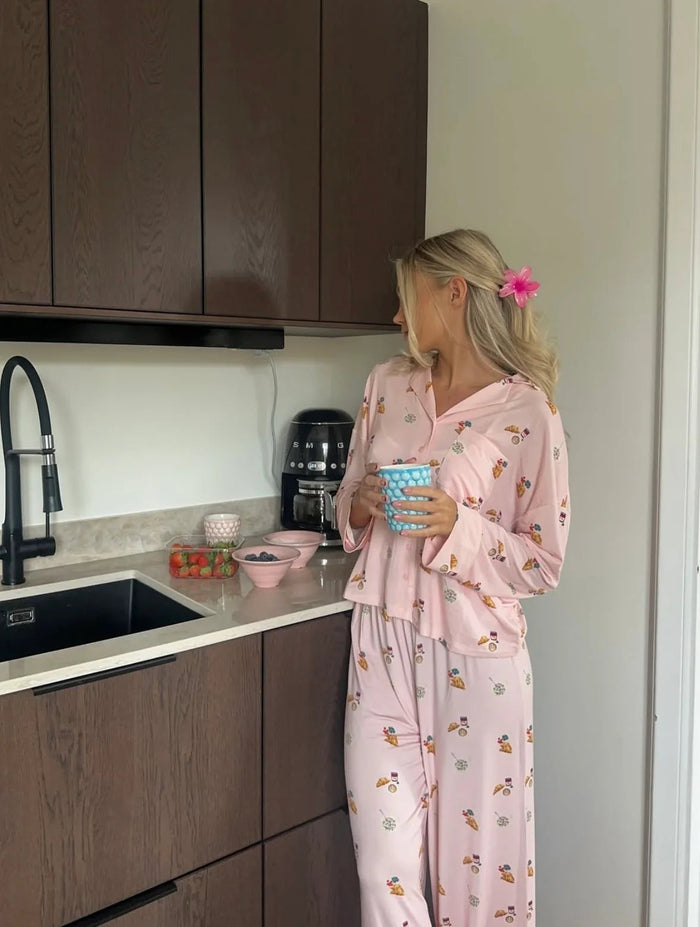 Nicole | Conjunto de pijama estampado