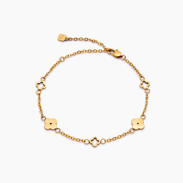 Dainty Clover Bracelet