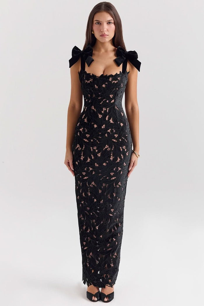 Valentina | Vestido maxi de encaje