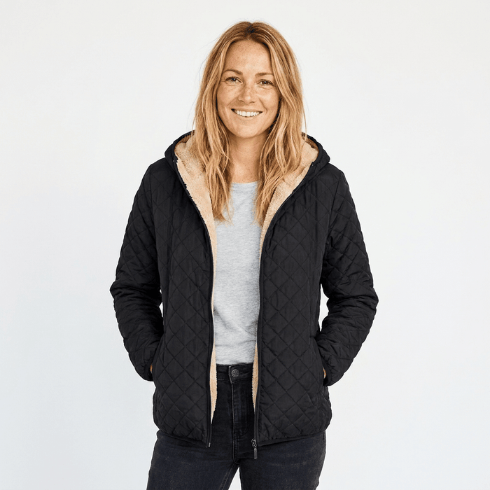 Sudadera acolchada ligera para mujer