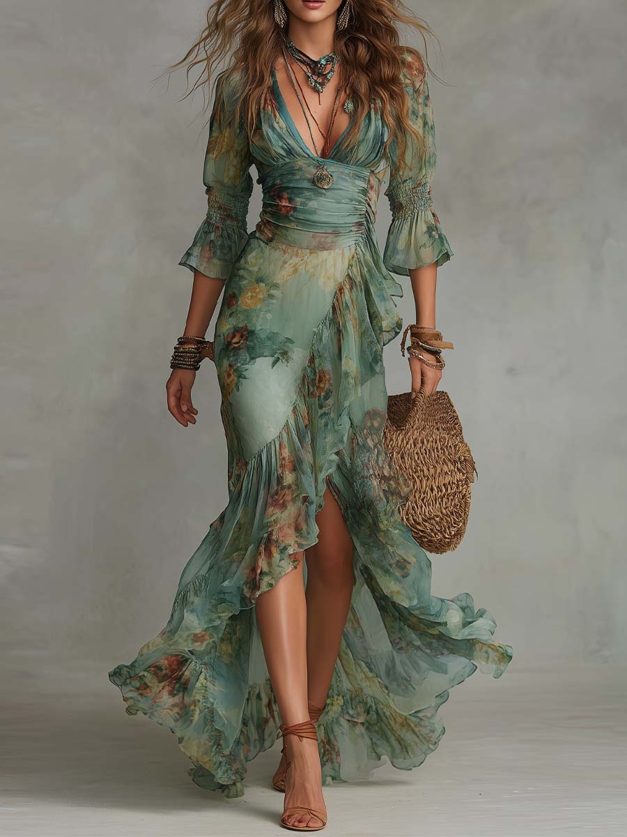 Vestido cruzado