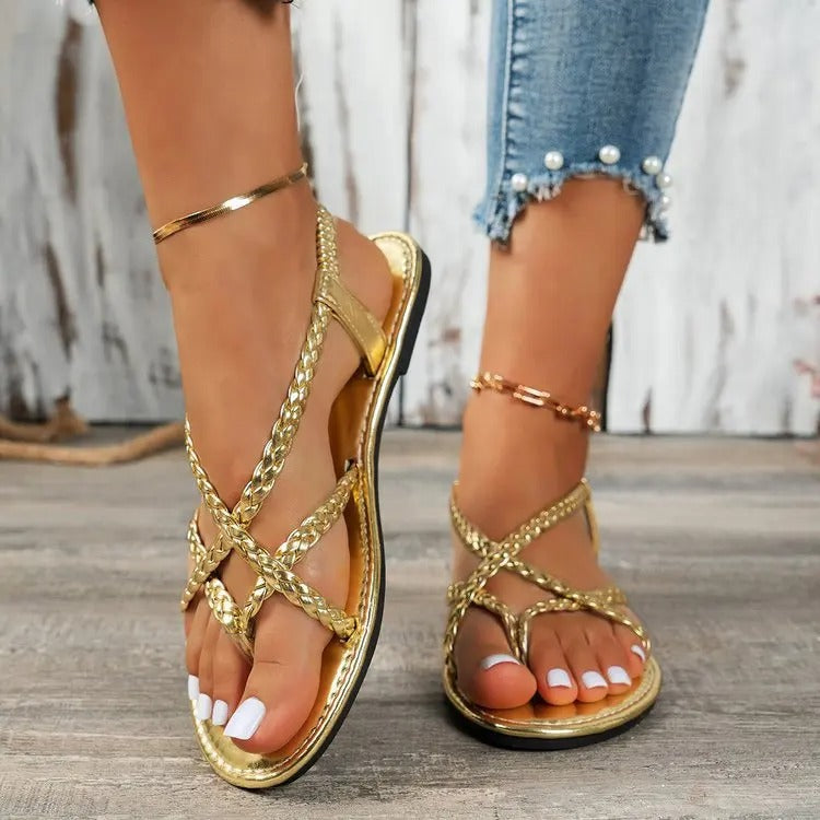 Zapatos planos con estilo de verano para mujer