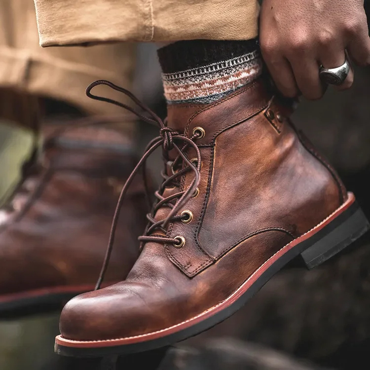 Zapatos con cordones para hombre