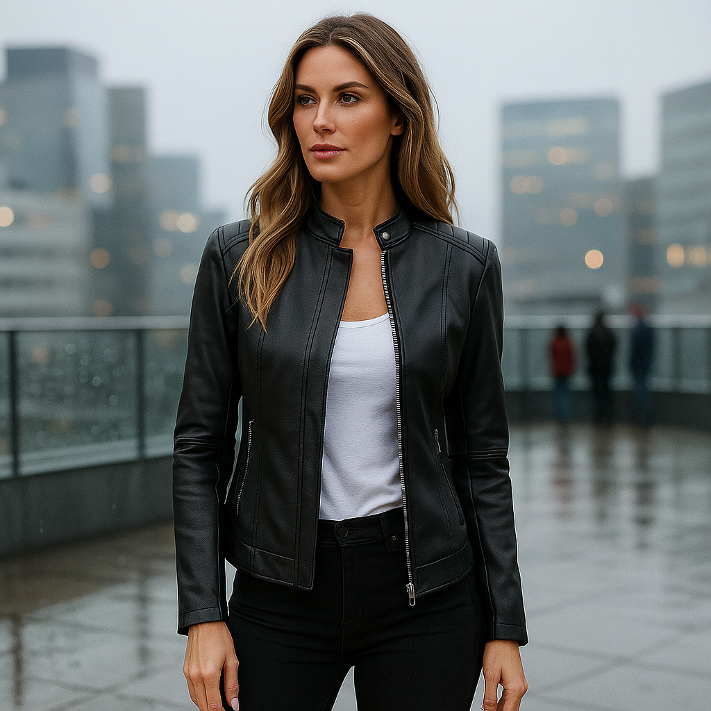 Chaqueta de corte ajustado para mujer