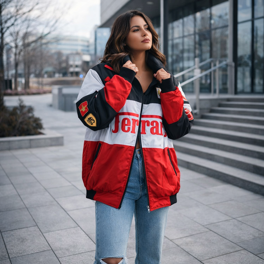Chaqueta oversize para mujer