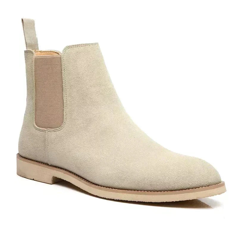 Botines cómodos flexibles de piel para mujer