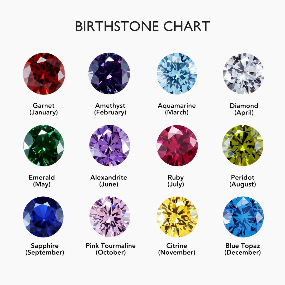 Side-Set Initial Birthstone Bracelet