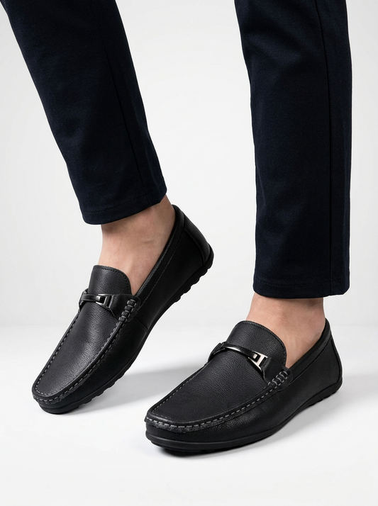 Men’s Woven Slip On Penny Loafers