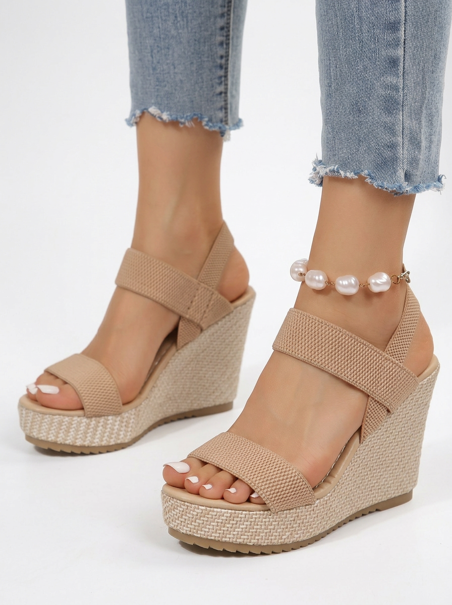 Espadrille Platform Ankle Strap Wedge Sandals