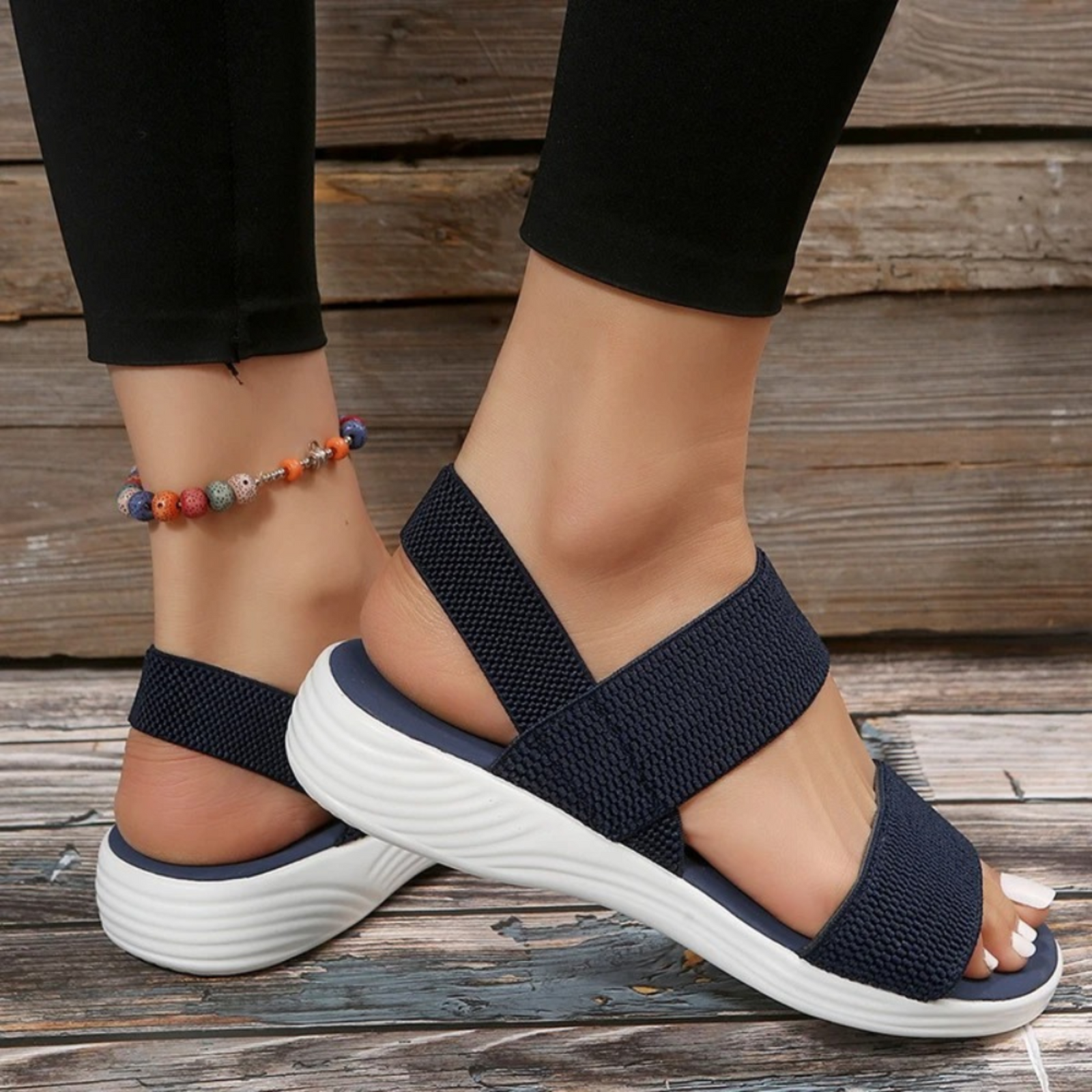 Sandalias para caminares ligeras con soporte del arco para mujer