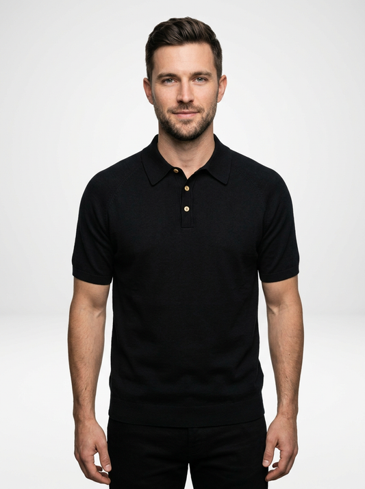 Men’s Lightweight Knitted Polo Shirt