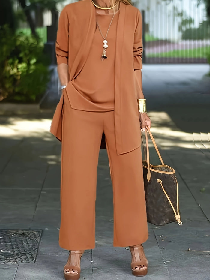 Camisa de tres piezas para mujer