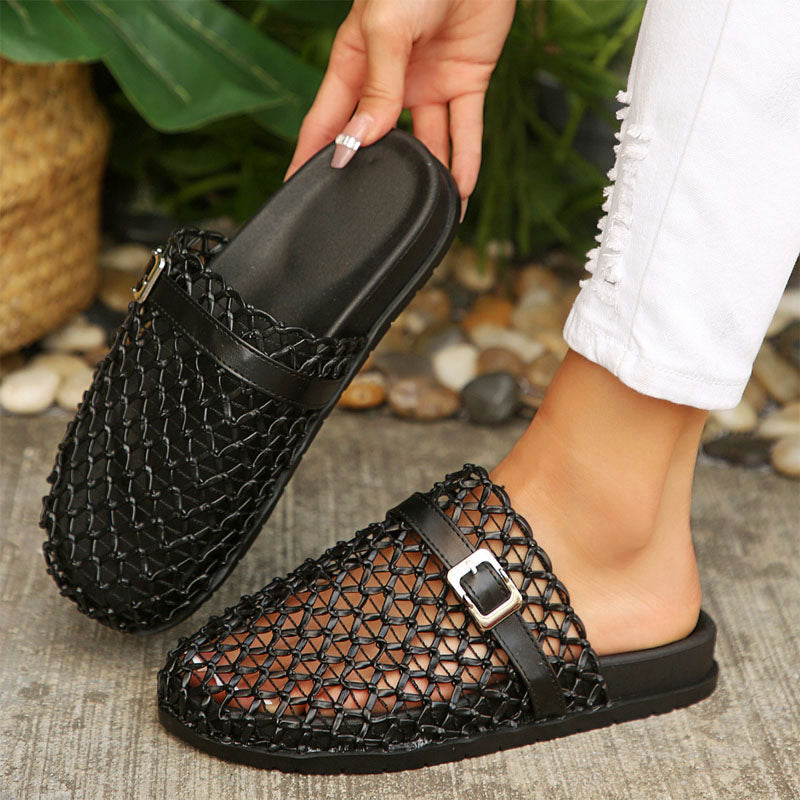 Sandalias de malla para mujer