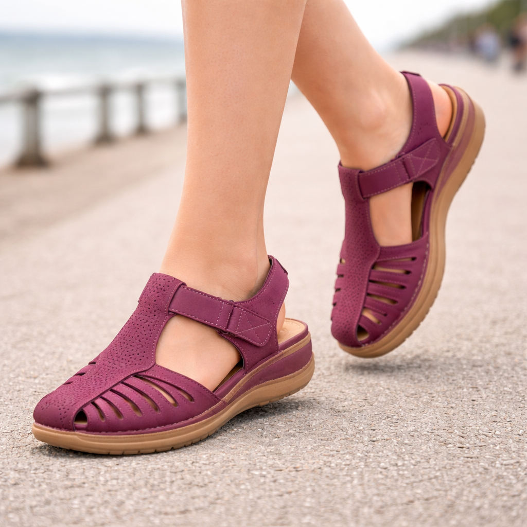 Sandalias ortopédicas de soportes cómodas para mujer