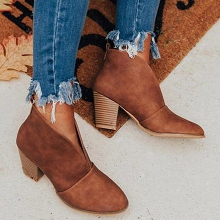 Botines de piel para mujer