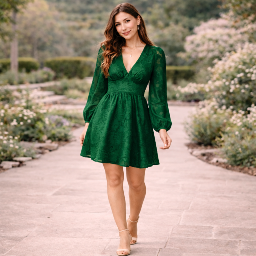 Vestido de seda