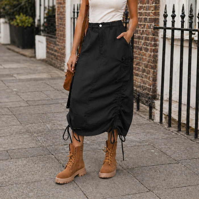 Falda midi
