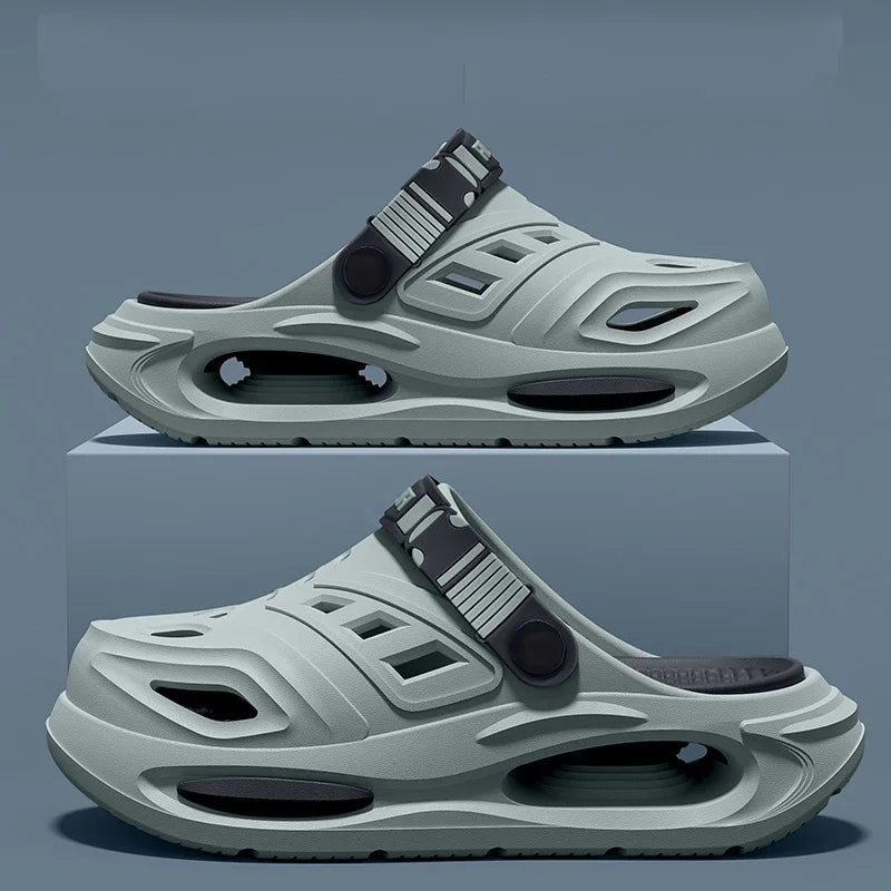 Zapatillas de casa con correa ajustable para hombre