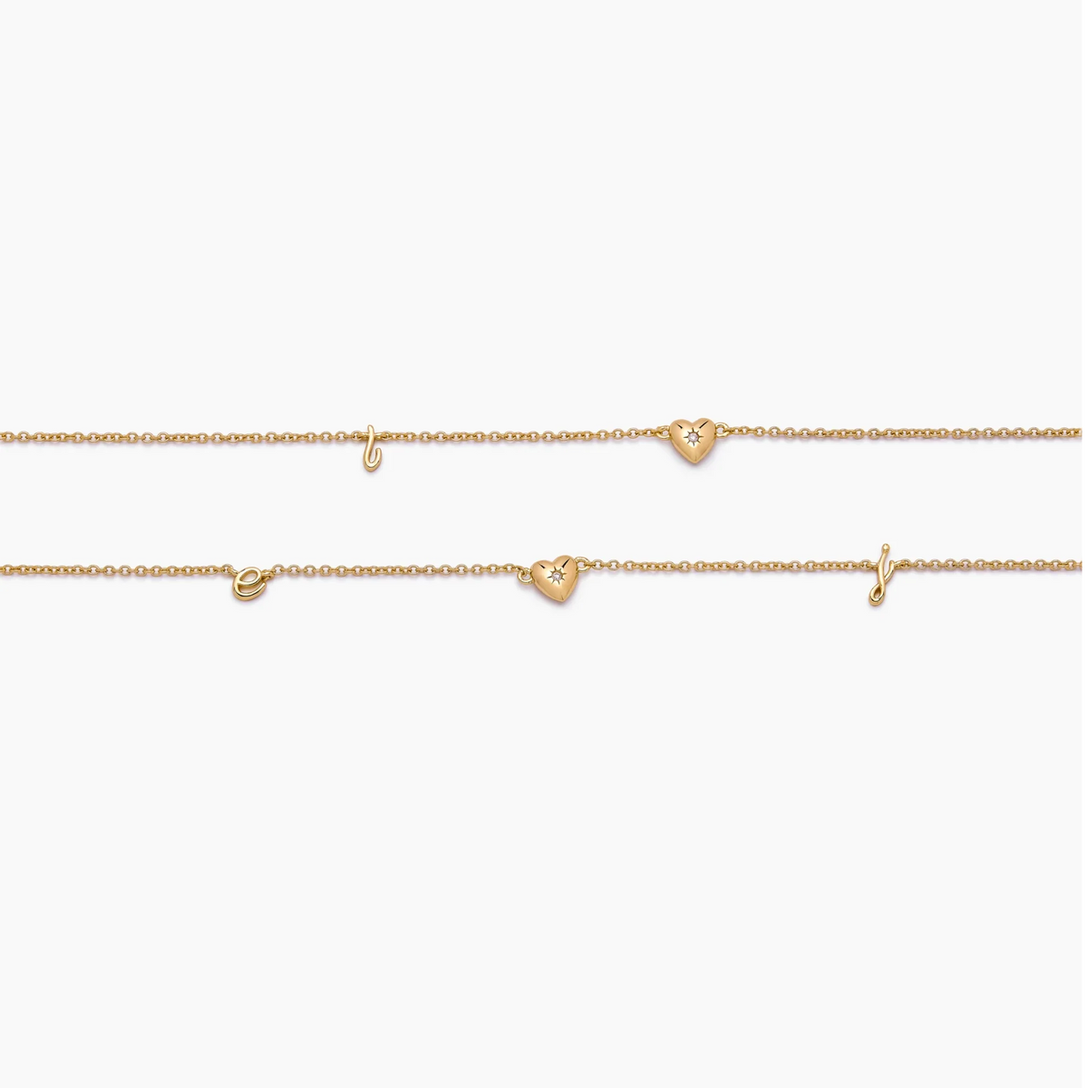 Dainty Cursive Initial Necklace
