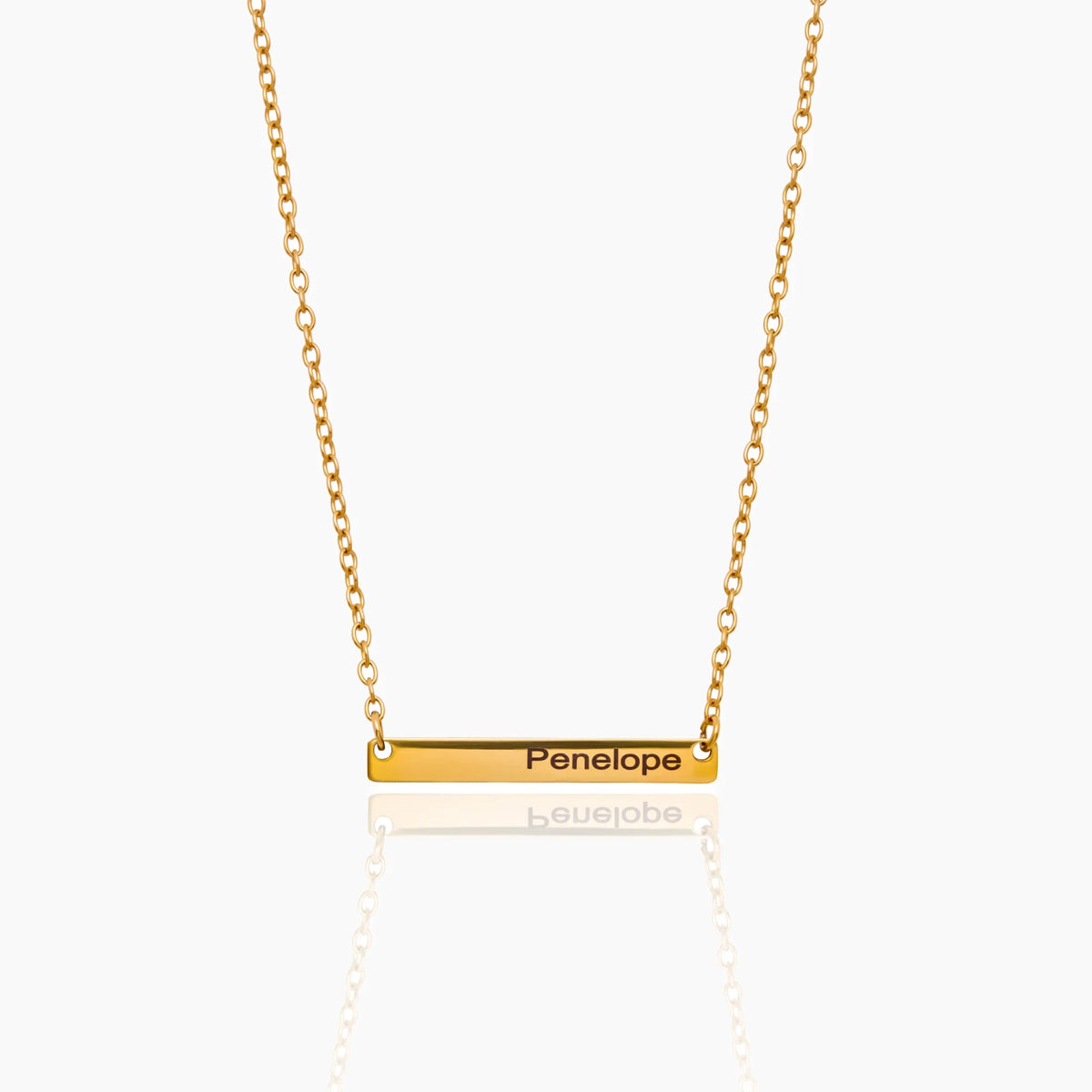 Engravable Bar Necklace