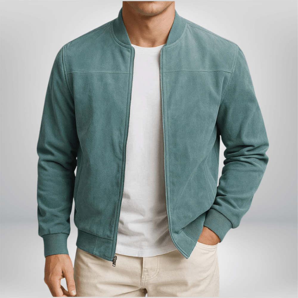 Quinn | Chaqueta moderna de piel para hombre