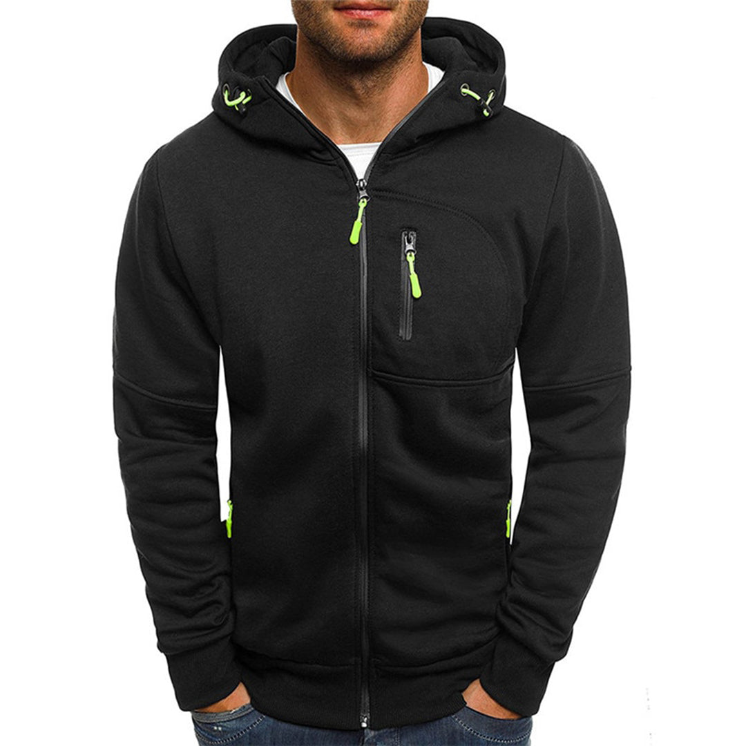 Sudadera gris de corte relajado para hombre