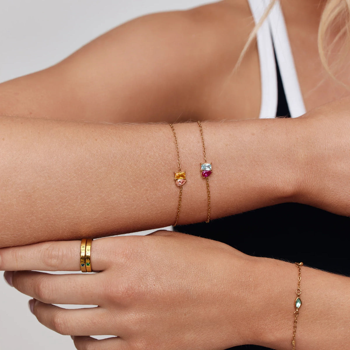 Forever Duo Birthstone Bracelet