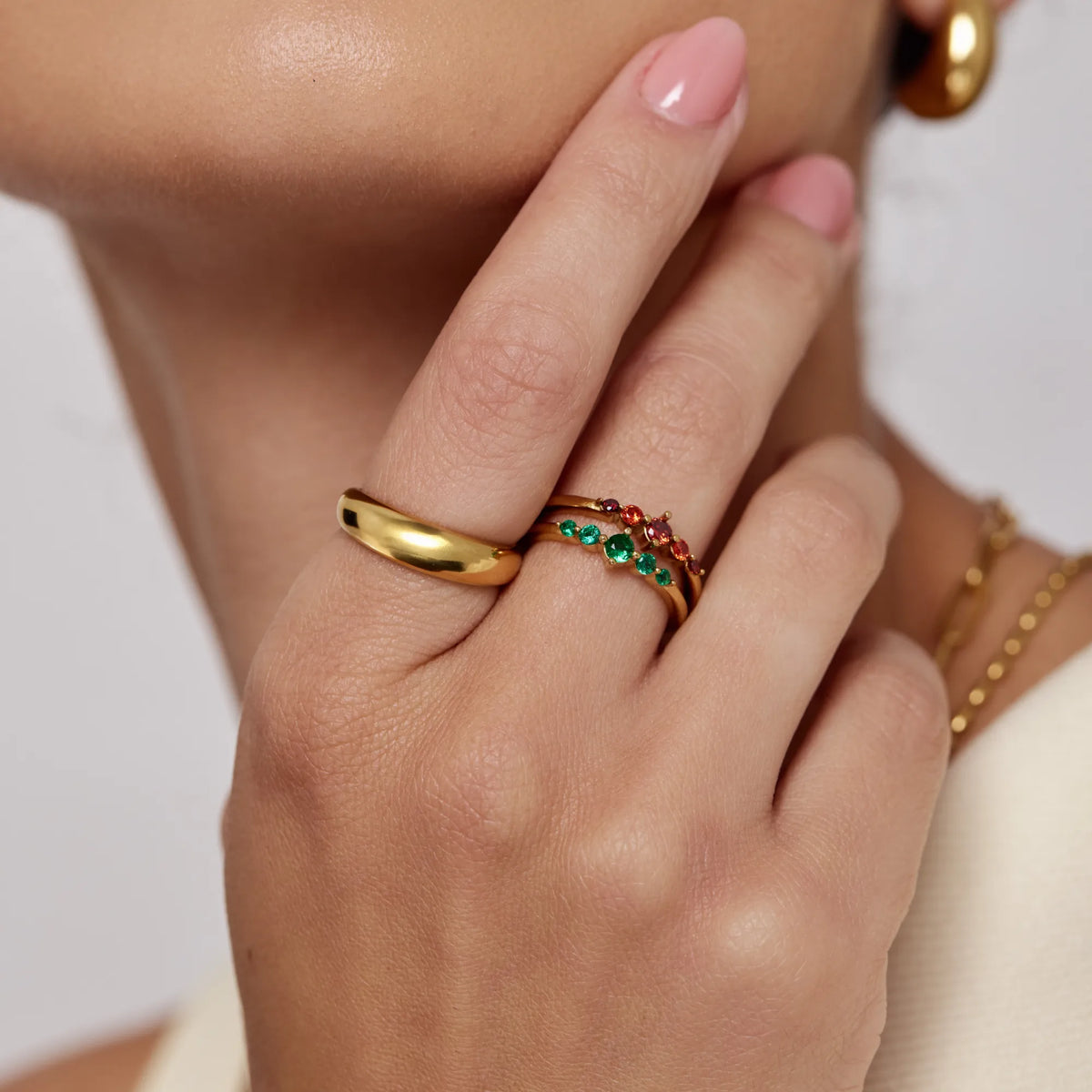 Sculpted Dome Ring