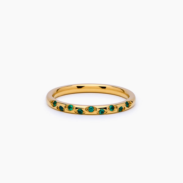 Celestial Birthstone Ring