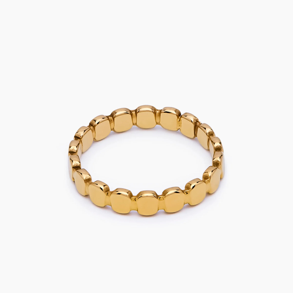 Golden Beaded Ring