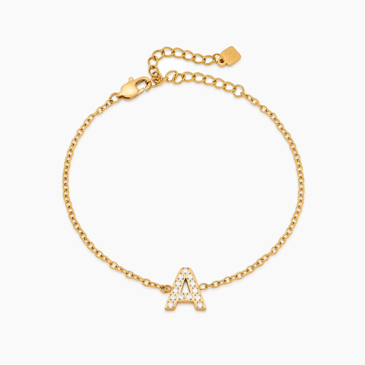 Pavé Initial Bracelet