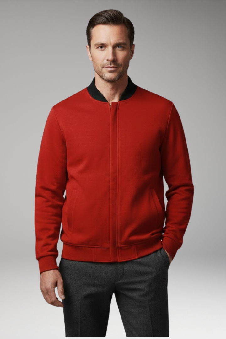 Solveig | Chaqueta elástica con cremallera oculta para hombre