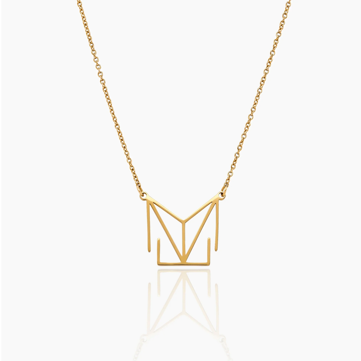 Minimalist Monogram Name Necklace