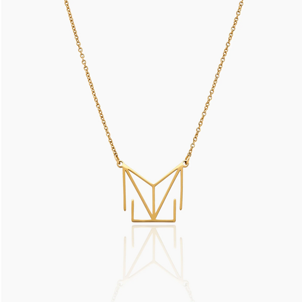 Minimalist Monogram Name Necklace