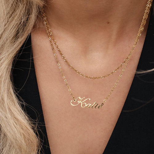 Celvina Signature Name Necklace