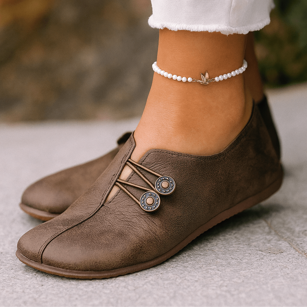 Barefoot | Zapatos flexibles de horma ancha de piel para mujer