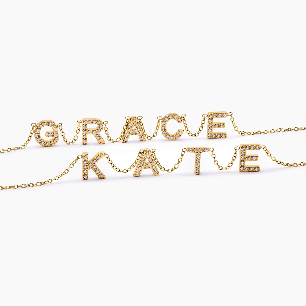 Pavé Custom Name Necklace