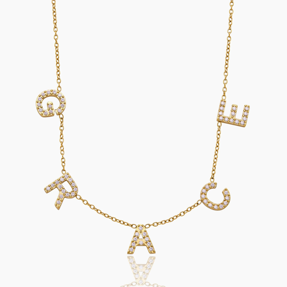 Pavé Custom Name Necklace