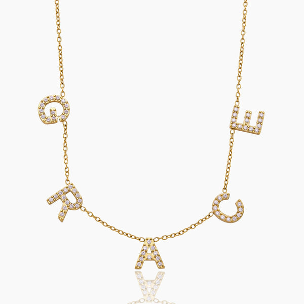 Pavé Custom Name Necklace