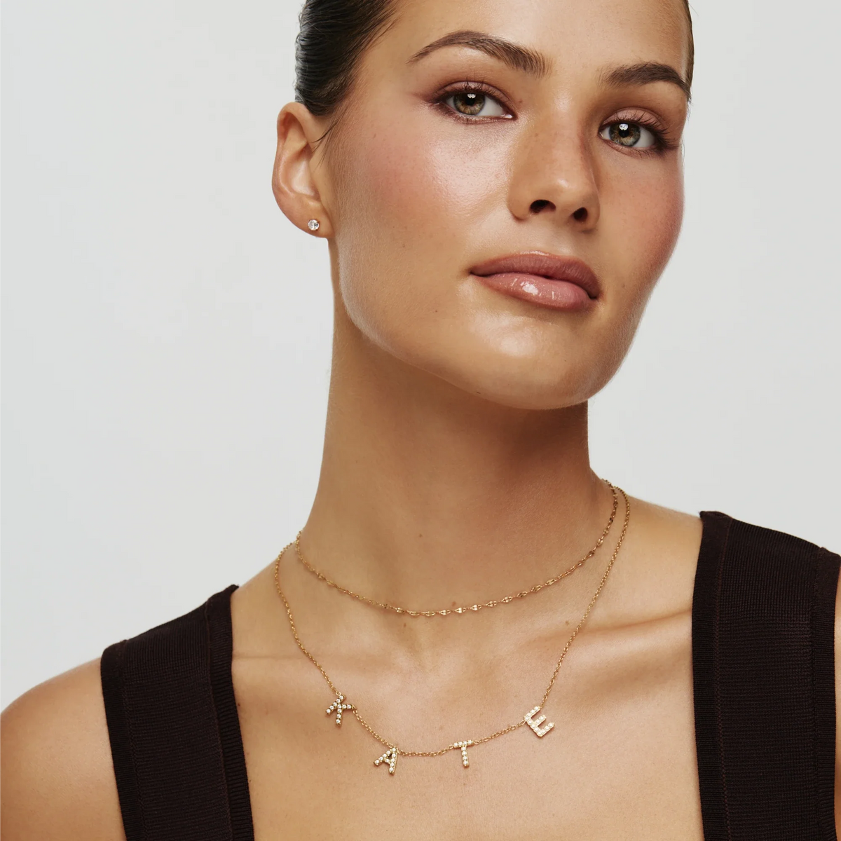 Pavé Custom Name Necklace