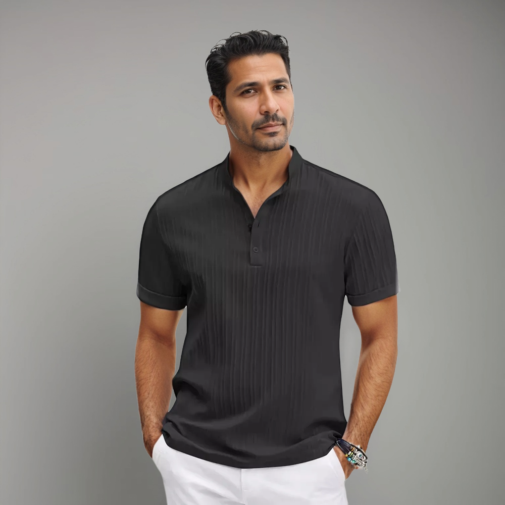Polo ligero de manga corta para hombre