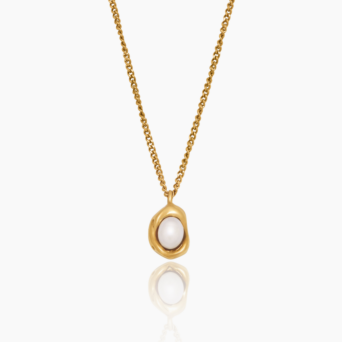 Luna Pearl Drop Necklace