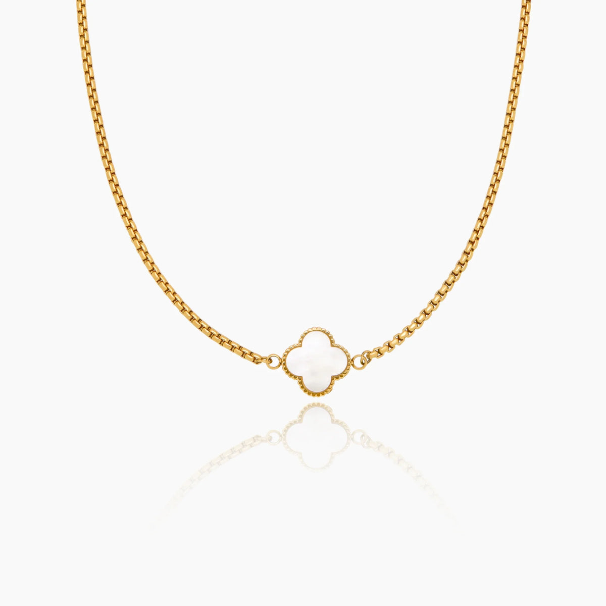 Pearl Clover Necklace