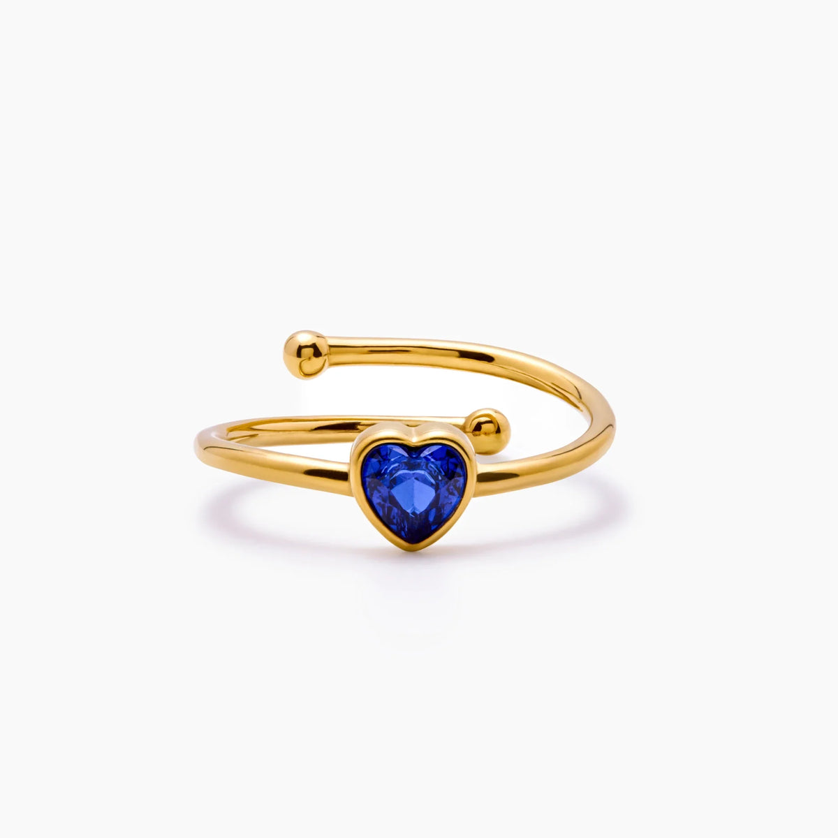 Solo Heart Birthstone Ring