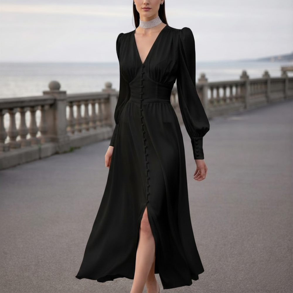 Vestido de seda
