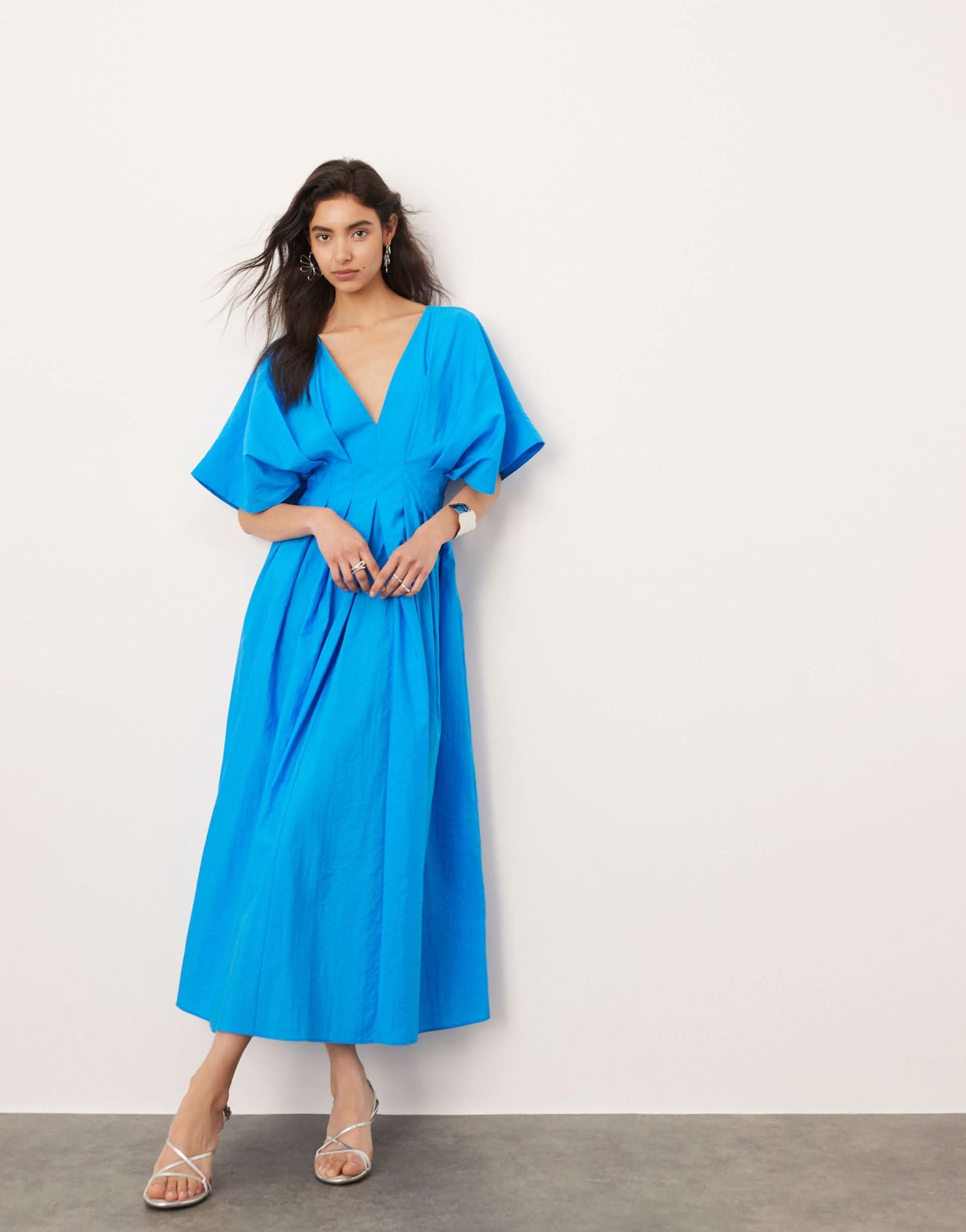 Adeline | Vestido midi plisado